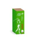 Balles de golf au chocolat noir et lait 45g (3 unités)