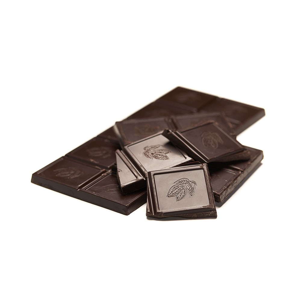 Tablette Chocolat Noir 56% et poudre de framboise BIO - 100g