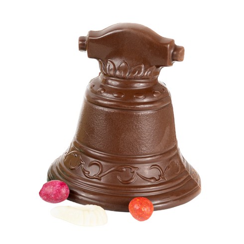 Cloche moulage noir ou lait garnis - 120g ou 200g