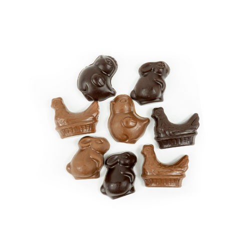 Fritures Fourrées Pralinées - Chocolat Noir et Lait - 200g