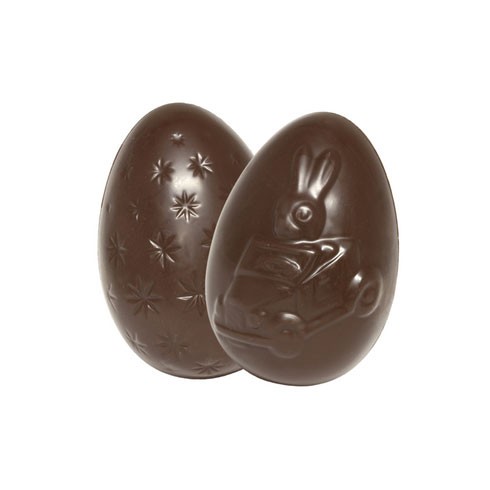 Oeuf décoré Chocolat Noir ou Lait - 50g